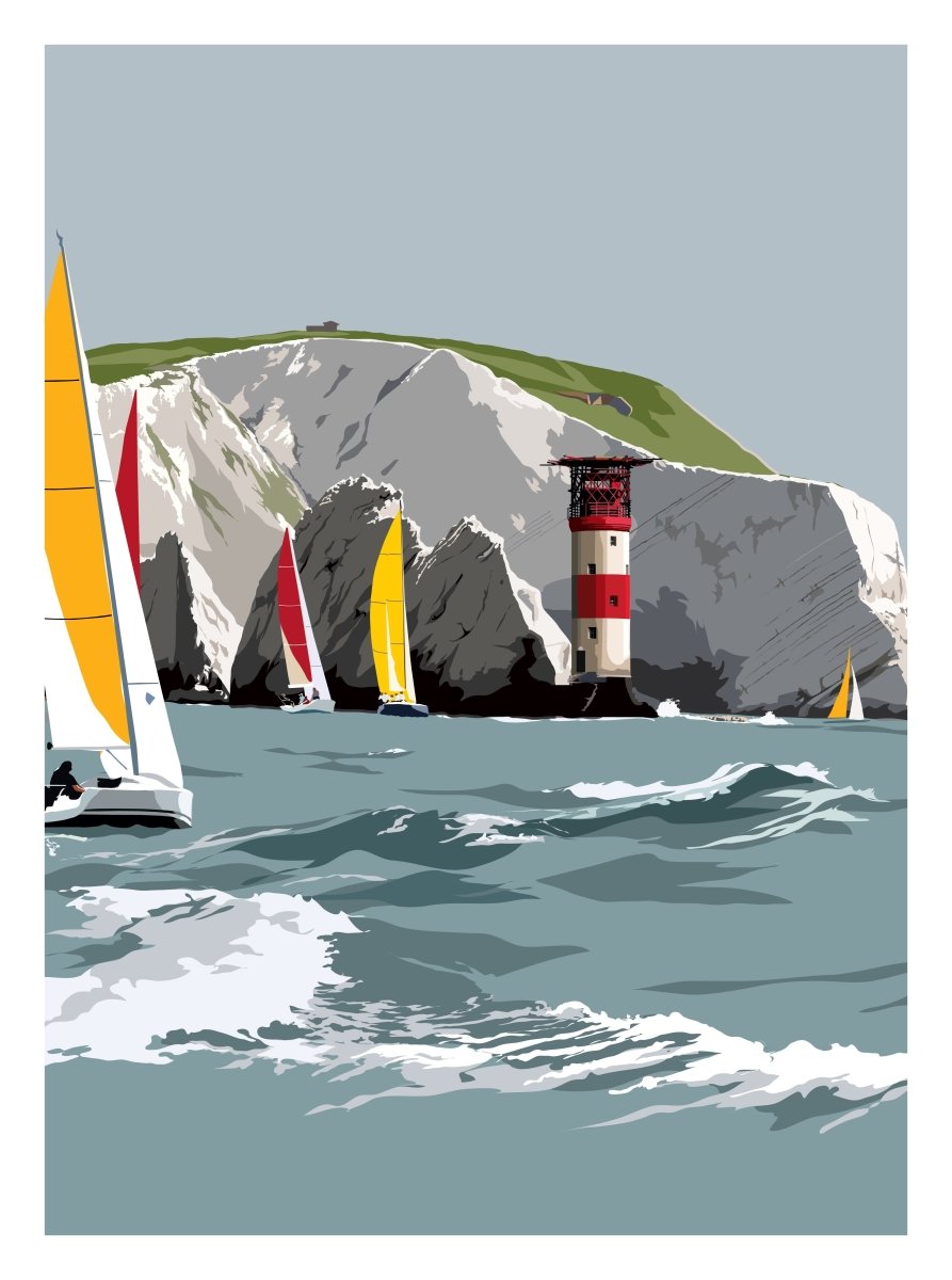 Gerrie, Leslie - The Needles Lighthouse - SIGNED | image1