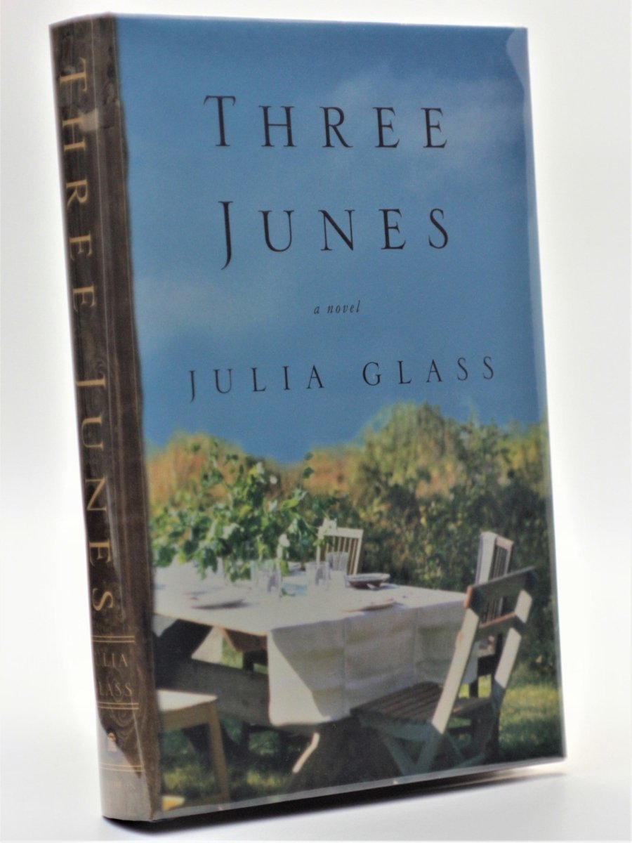 Glass, Julia - Three Junes - SIGNED | front cover. Published by Pantheon in 2002. Hardcover.  Condition:  Near Fine +/Fine