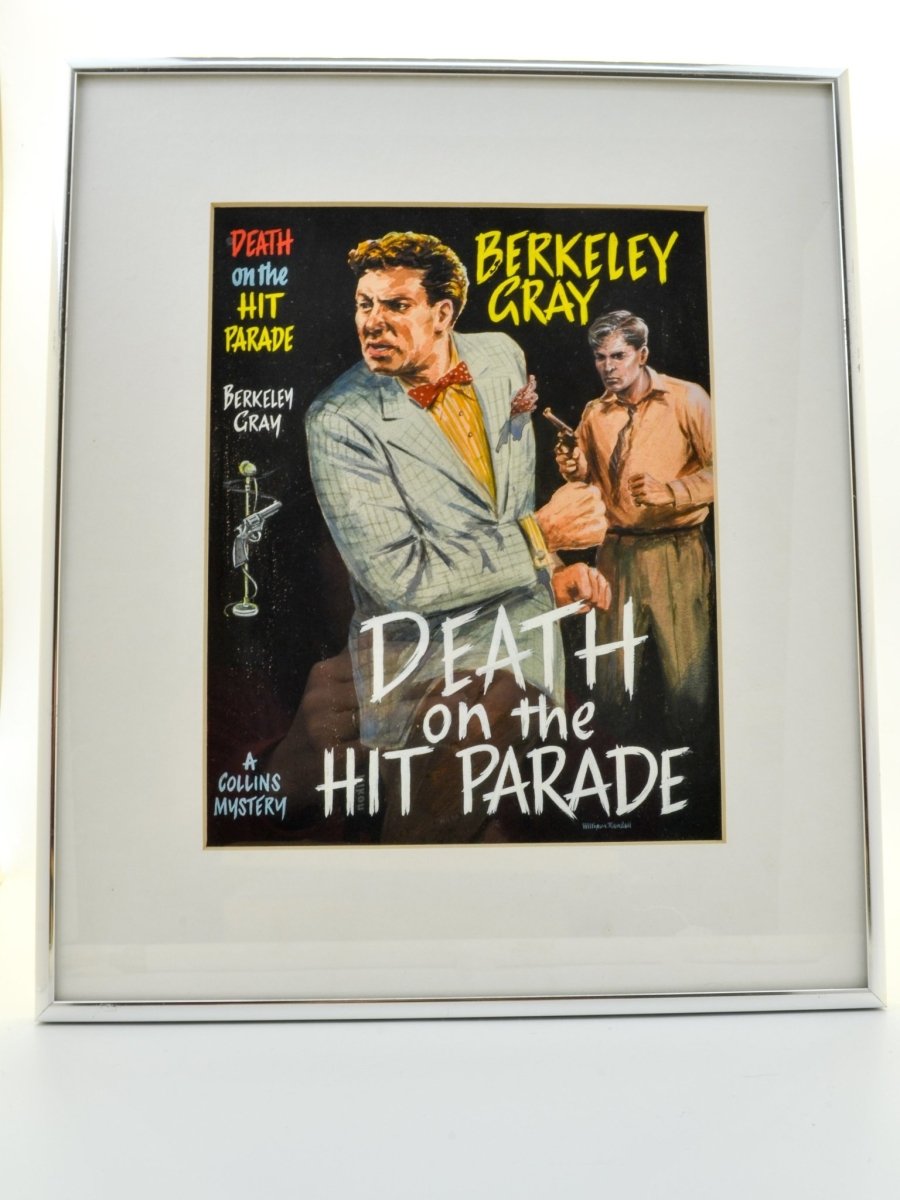 Gray, Berkeley - Death on the Hit Parade ( Original Dustwrapper Artwork ) - SIGNED | front cover