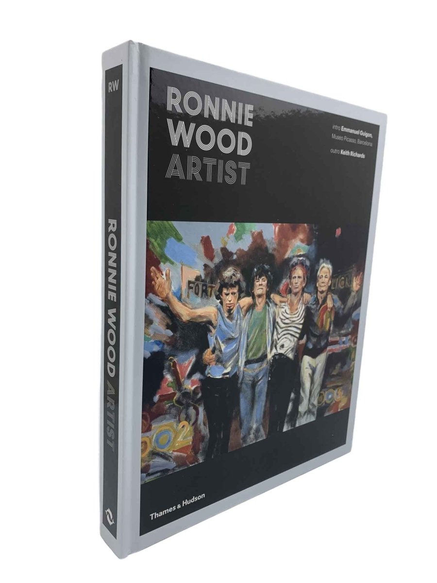 Emmauel (Introduces) Guignon SIGNED Collectable Book | Ronnie Wood : Artist - Inscribed Copy With Doodle | Cheltenham Rare Books. Published by Thames & Hudson in 2017. Hardcover.  Condition:  Fine/No Jacket ( as Issued )