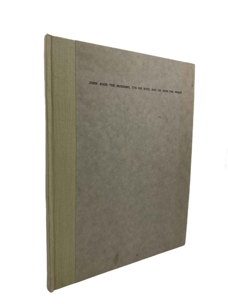 John Heywood First Edition | John John The Husband, Tyb His Wife And Sir John The Priest | Cheltenham Rare Books. Published by T C & E C Jack in 1909. Hardcover.  Condition:  Very Good ++ / Near Fine/No Jacket