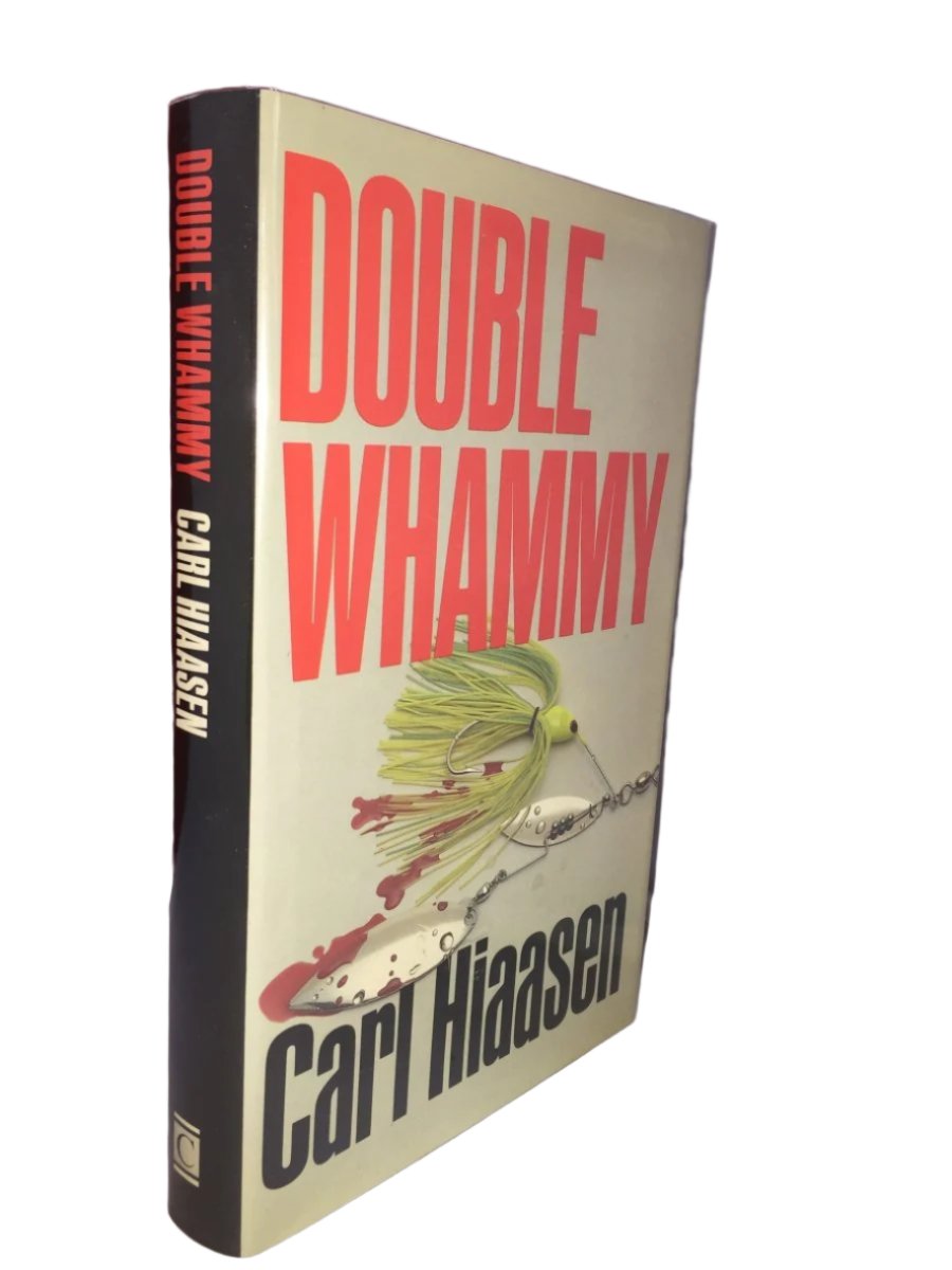 Hiaasen, Carl - Double Whammy | front cover. Published by Century in 1988. Hardcover.  Condition:  Near Fine/Fine