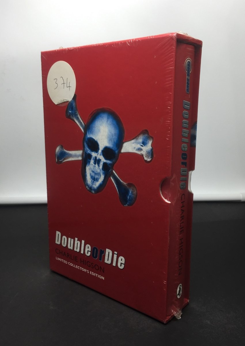 Higson, Charlie - Double or Die | front cover. Published by Puffin in 2007. Hard Cover In Slipcase.  Condition:  Fine/Fine
