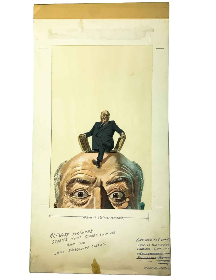 Hitchcock, Alfred (edits) - Stories That Scared Even Me : Number 2 ( Original Pan Dustwrapper Artwork ) | image2