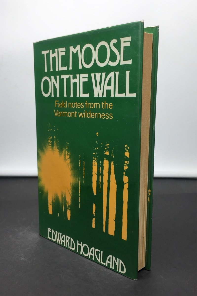 Hoagland, Edward - The Moose on the Wall | front cover. Published by Barrie & Jenkins in 1974. Hardcover.  Condition:  Very Good +/Near Fine