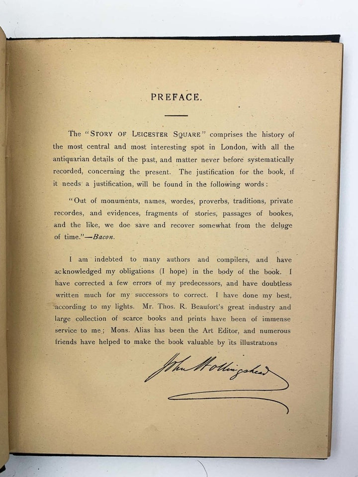 Hollingshead, John - The Story of Leicester Square | book detail 5