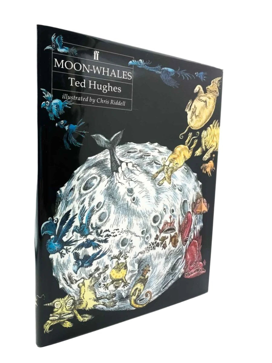 Hughes, Ted - Moon-Whales - SIGNED | front cover. Published by Faber & Faber Limited in 1986. Hardcover.  Condition:  Fine/Fine