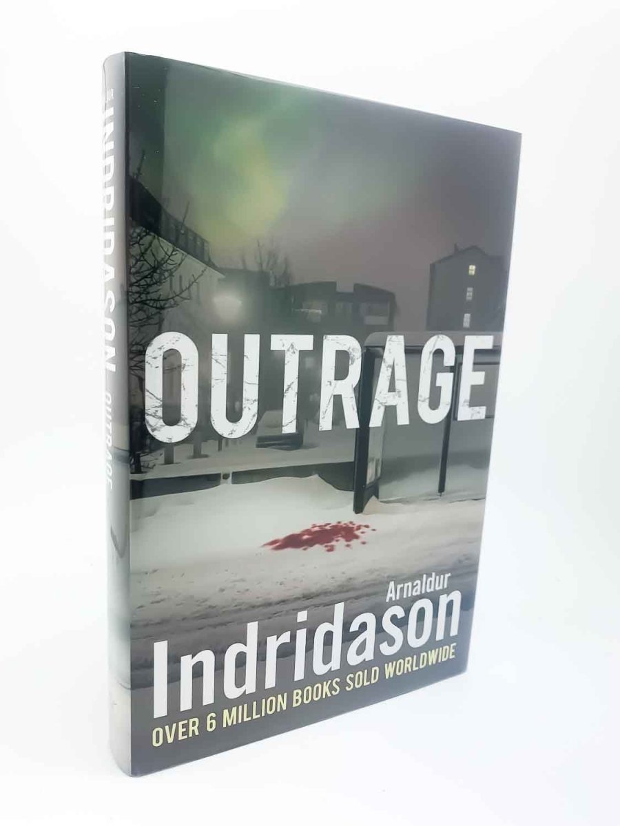 Indridason, Arnaldur - Outrage | front cover. Published by Harvill Secker in 2011. Hardcover.  Condition:  Near Fine +/Near Fine +