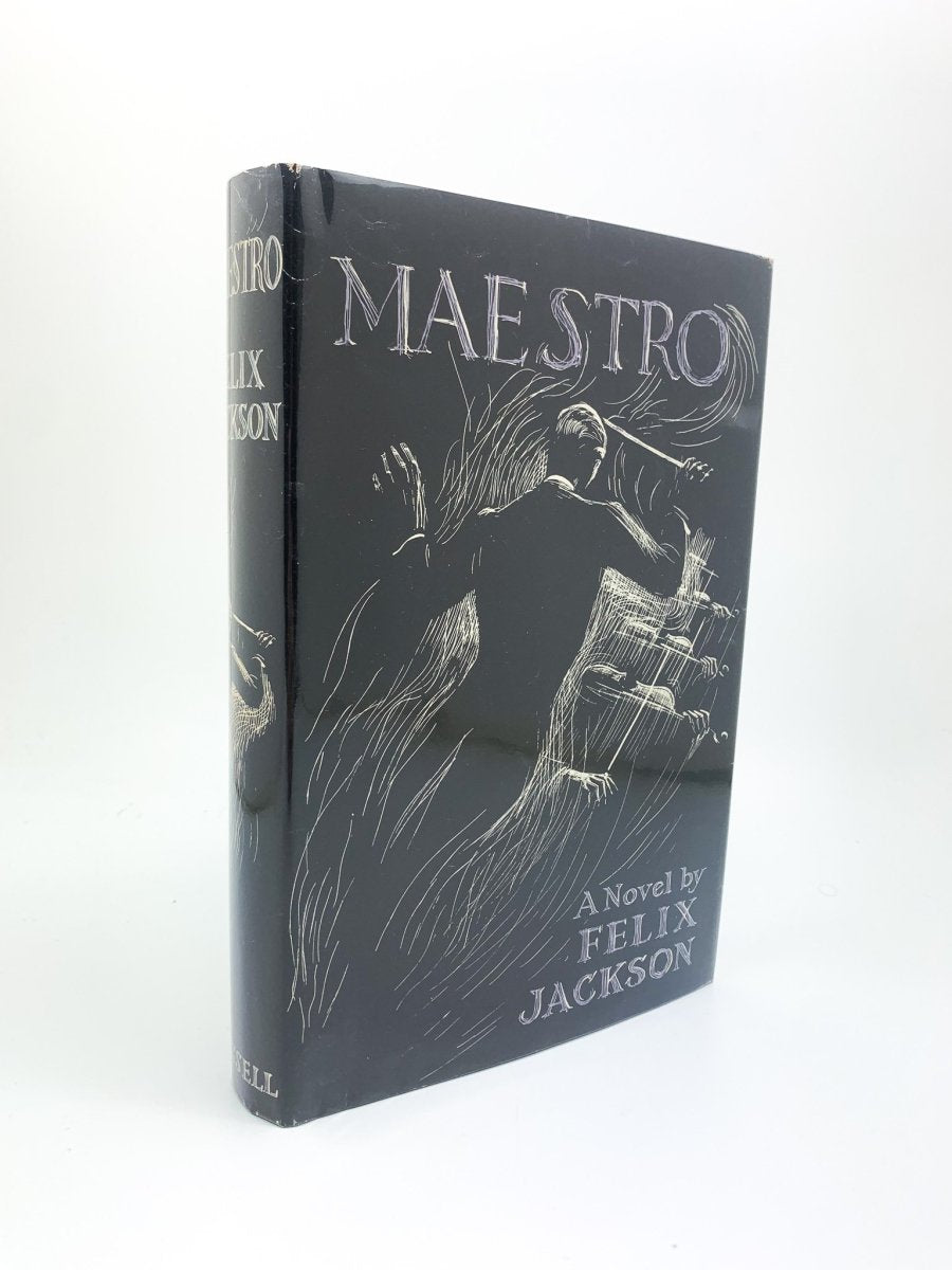 Jackson, Felix - Maestro | front cover. Published by Cassell in 1957. Hardcover.  Condition:  Very Good ++/Near Fine