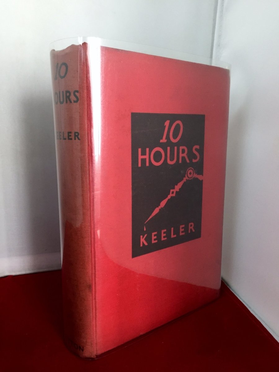 Keeler, Harry Stephen - 10 hours | front cover. Published by Dutton in 1937. Hardcover.  Condition:  Very Good +++/No Jacket