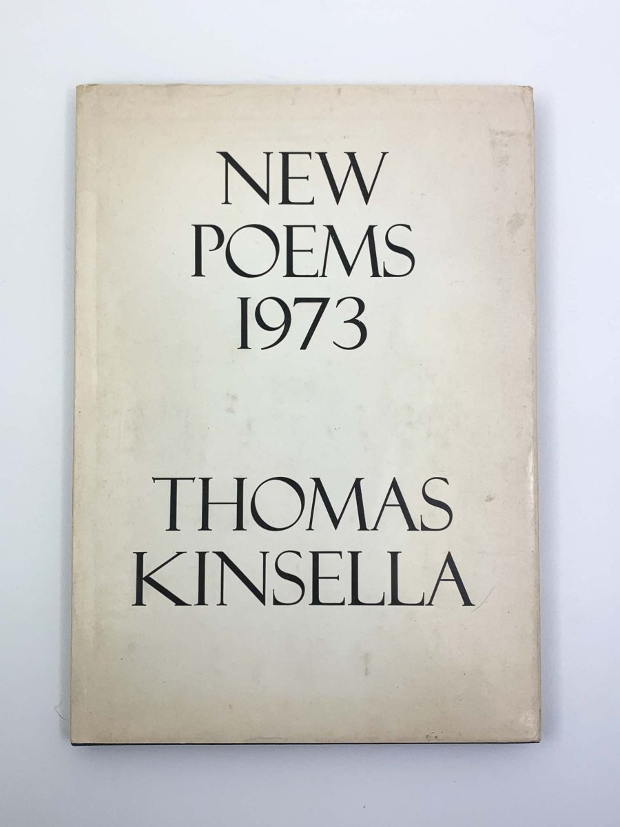 Kinsella, Thomas - New Poems 1973 | front cover
