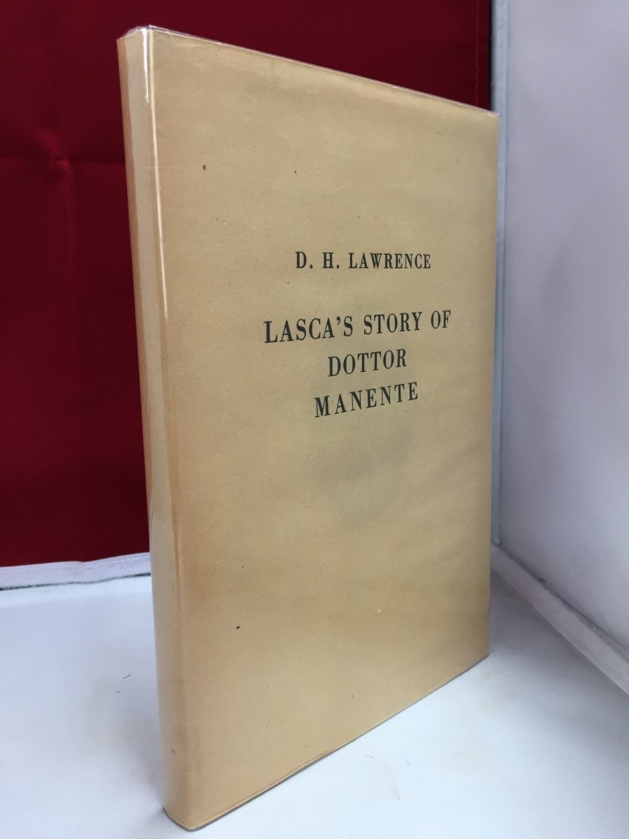 Lawrence, D H - Lasca's Story of Dottor Manente | front cover. Published by G Orioli in 1929. Hardcover. Condition: Very Good +++/Near Fine