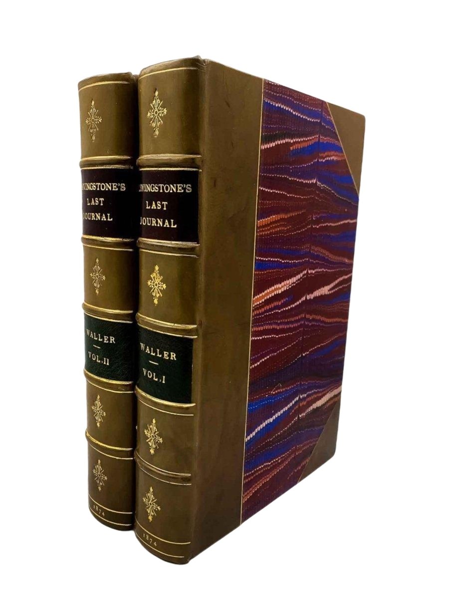 Livingstone, David - The Last Journals of David Livingstone in Central Africa from 1865 to his Death | image1. Published by John Murray in 1874. Half-Leather.  Condition:  Very Good ++ / Near Fine/No Jacket ( as Issued )