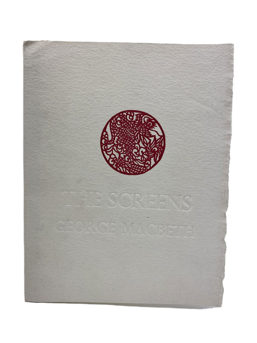 MacBeth, George - The Screens - SIGNED | front cover. Published by Turret Books in 1967. Softcover In Portfolio.  Condition:  Near Fine/No Jacket