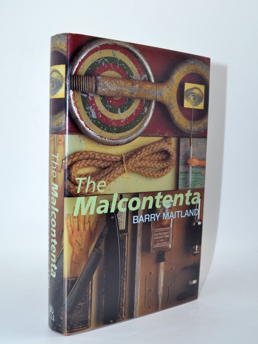 Maitland, Barry - The Malcontenta | front cover. Published by Hamish Hamilton in 1995. Hardcover.  Condition:  Near Fine/Fine