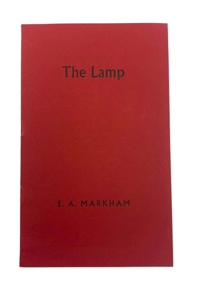 Markham, E A - The Lamp | front cover. Published by Sceptre Press in 1978. Original Wraps.  Condition:  Near Fine +/No Jacket ( as Issued )