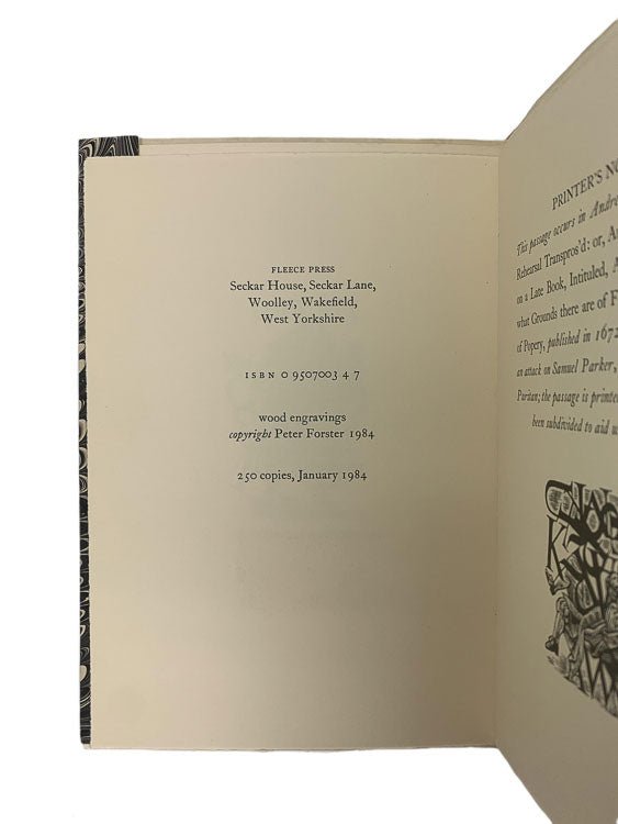 Marvell, Andrew - The Press | signature page
