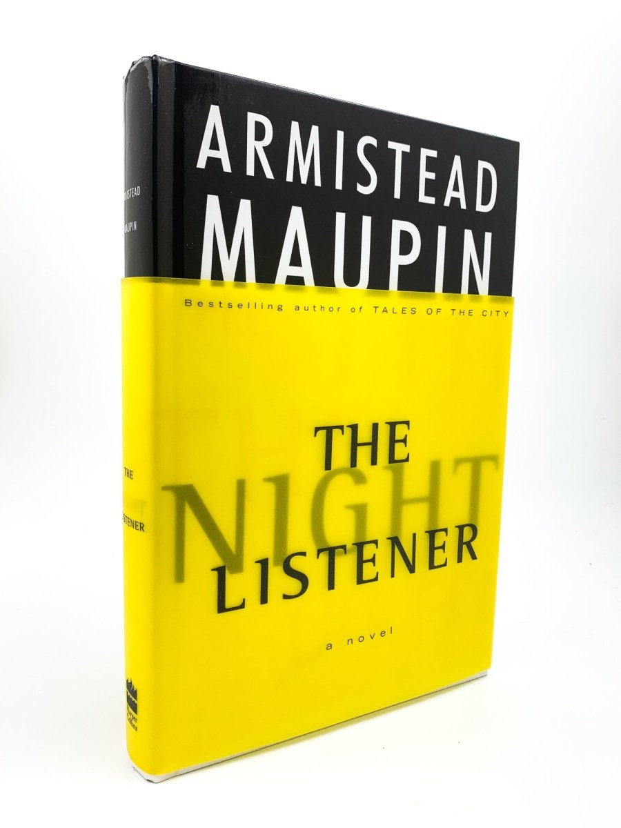 Maupin, Armistead - The Night Listener - SIGNED | front cover. Published by Harper Collins in 2000. Hardcover.  Condition:  Fine/Fine