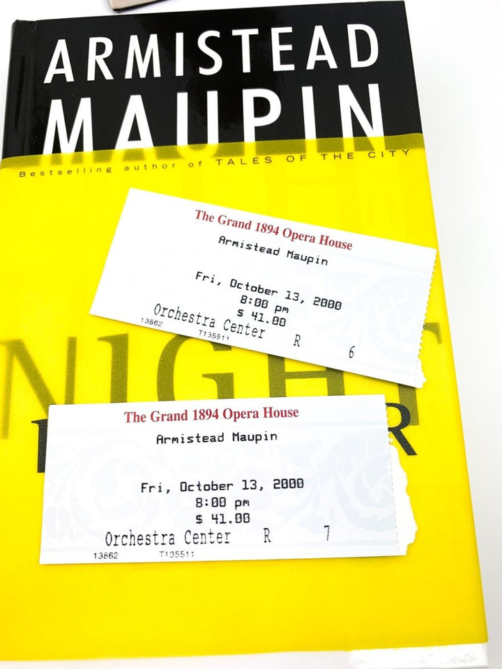 Maupin, Armistead - The Night Listener - SIGNED | pages