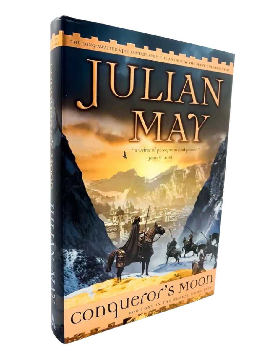 May, Julian - Conqueror's Moon | front cover. Published by Ace in 2003. Hardcover.  Condition:  Fine/Fine