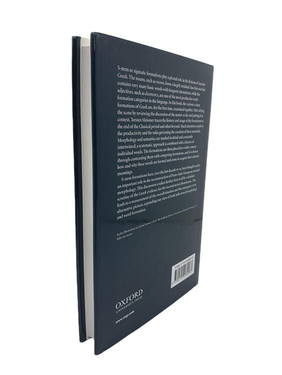 Meissner, Torsten - S-Stem Nouns and Adjectives in Greek and Proto-Indo-European : A Diachronic Study in Word Formation | back cover