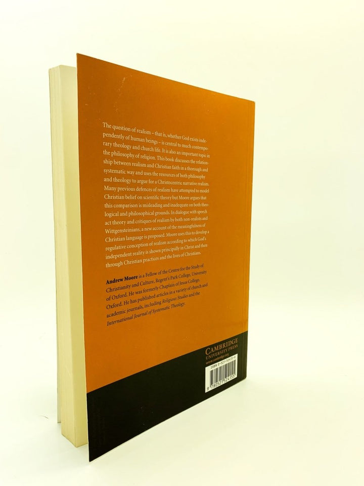 Moore, Andrew - Realism and Christian Faith | back cover