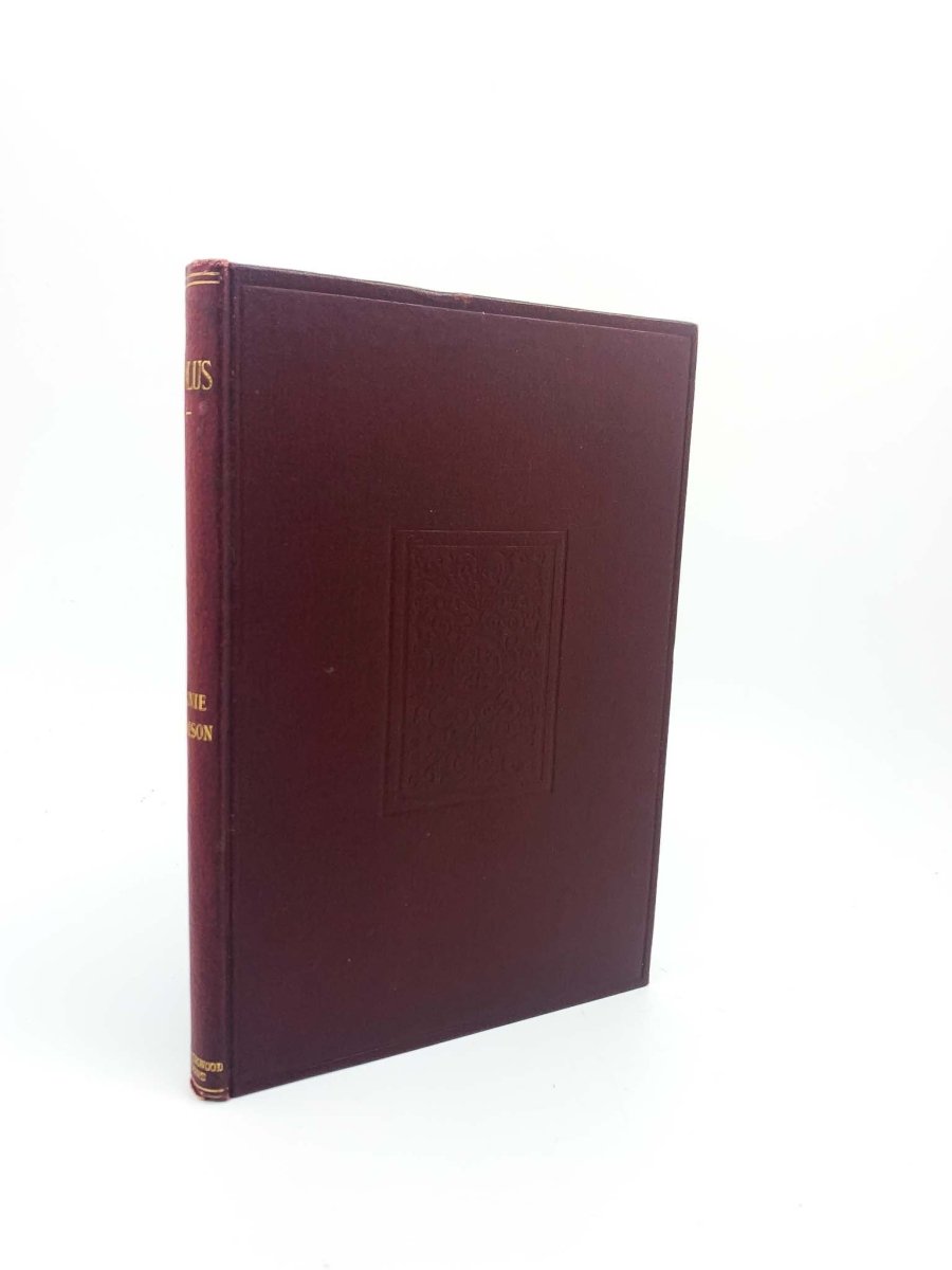 Morison, Jeanie - Aeolus ( Inscribed to Hallam Tennyson ) - SIGNED | front cover. Published by William Blackwood in 1892. Hardcover.  Condition:  Near Fine/No Jacket