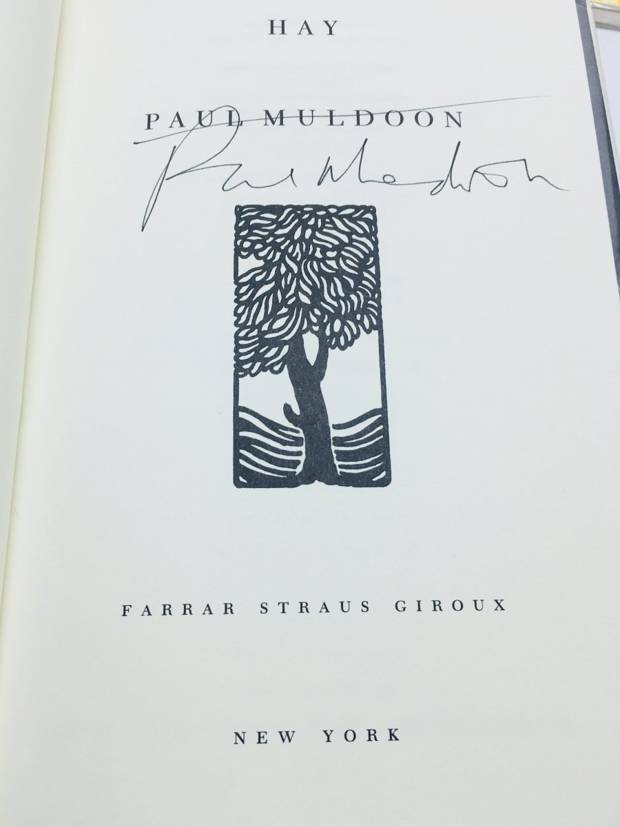 Muldoon, Paul - Hay | back cover