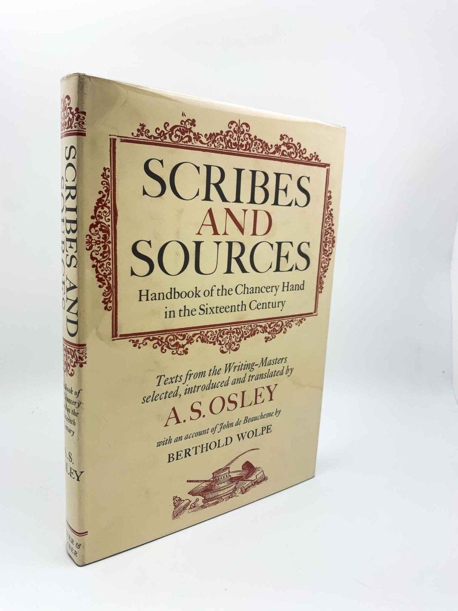 A S Osley First Edition | Scribes And Sources | Cheltenham Rare Books. Published by Faber in 1980. Hardcover.  Condition:  Near Fine/Near Fine