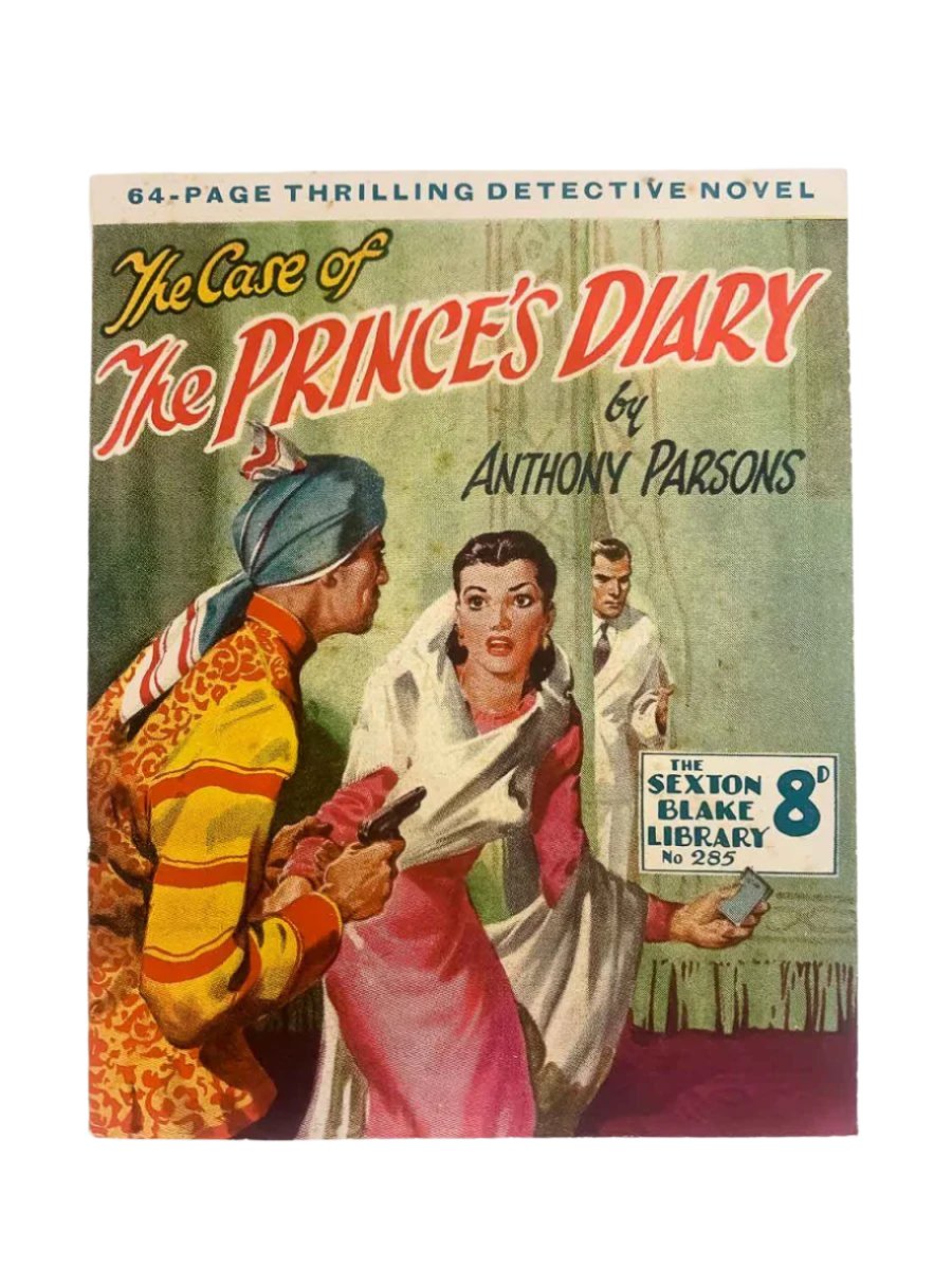Parsons, Anthony - Sexton Blake Library 285 : The Prince's Diary | front cover. Published by The Sexton Blake Library in 1953. Original Wraps.  Condition:  Very Good +++/No Jacket ( as Issued )