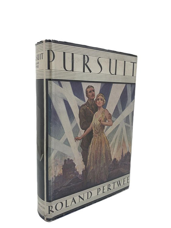 Pertwee, Roland - Pursuit | front cover. Published by Houghton Mifflin  in 1930. Hardcover.  Condition:  Very Good +++/Very Good +++