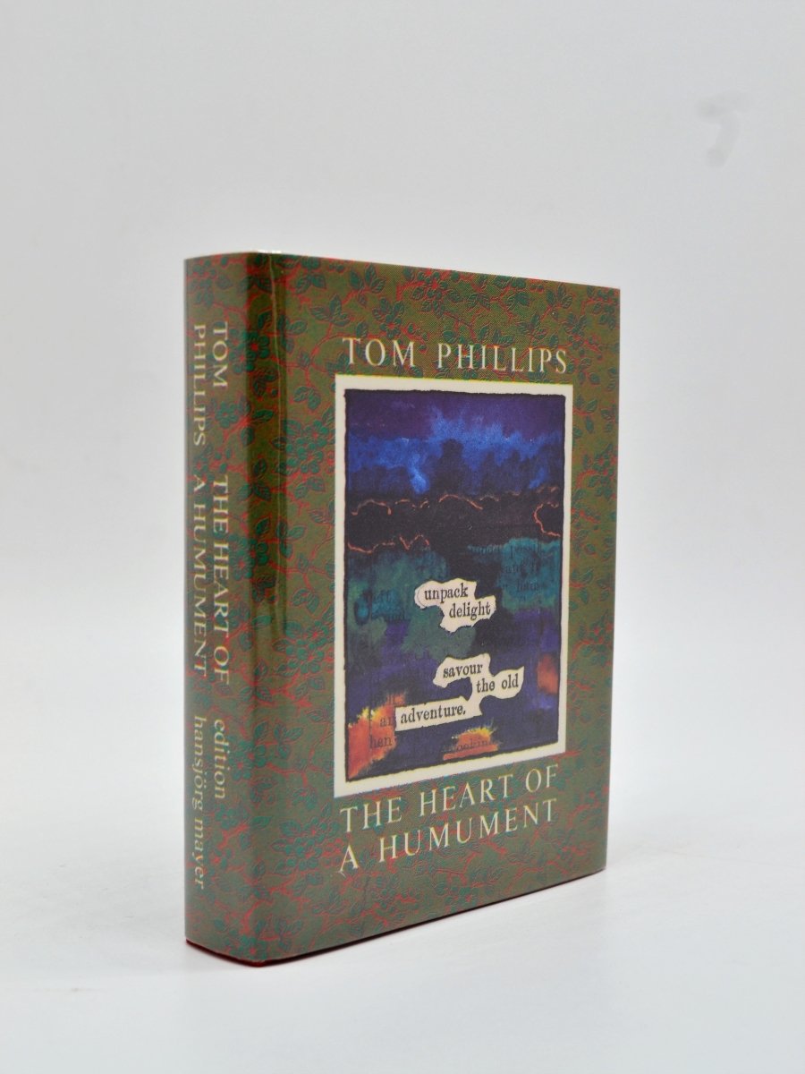 Phillips, Tom - The Heart of A Humument | front cover. Published by edition hansjorg mayer in 1985. Hardcover.  Condition:  Fine/Fine
