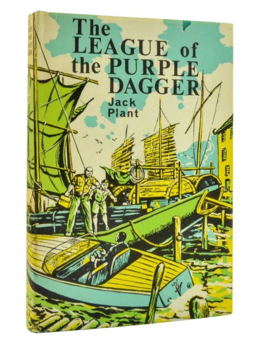 Plant, Jack - The League of the Purple Dagger | front cover. Published by Harrap in 1963. Hardcover.  Condition:  Near Fine +/Very Good +++