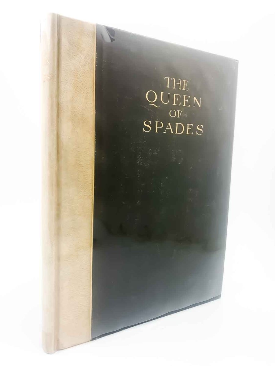 Pushkin, Alexander - The Queen of Spades | front cover. Published by The Blackamore Press in 1928. Hardcover.  Condition:  Very Good +/No Jacket