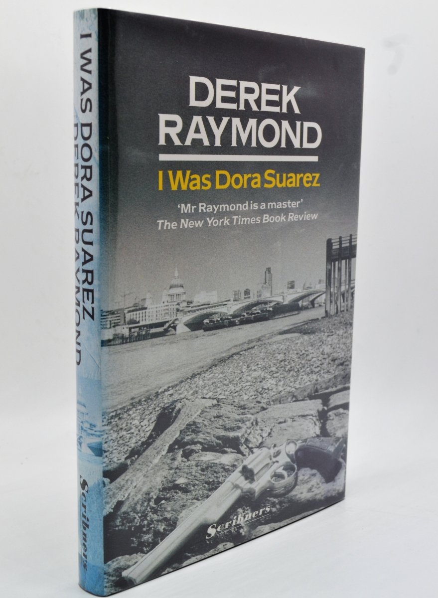 Raymond, Derek - I was Dora Suarez | front cover. Published by Scribners in 1990. Hardcover.  Condition:  Near Fine/Very Good ++