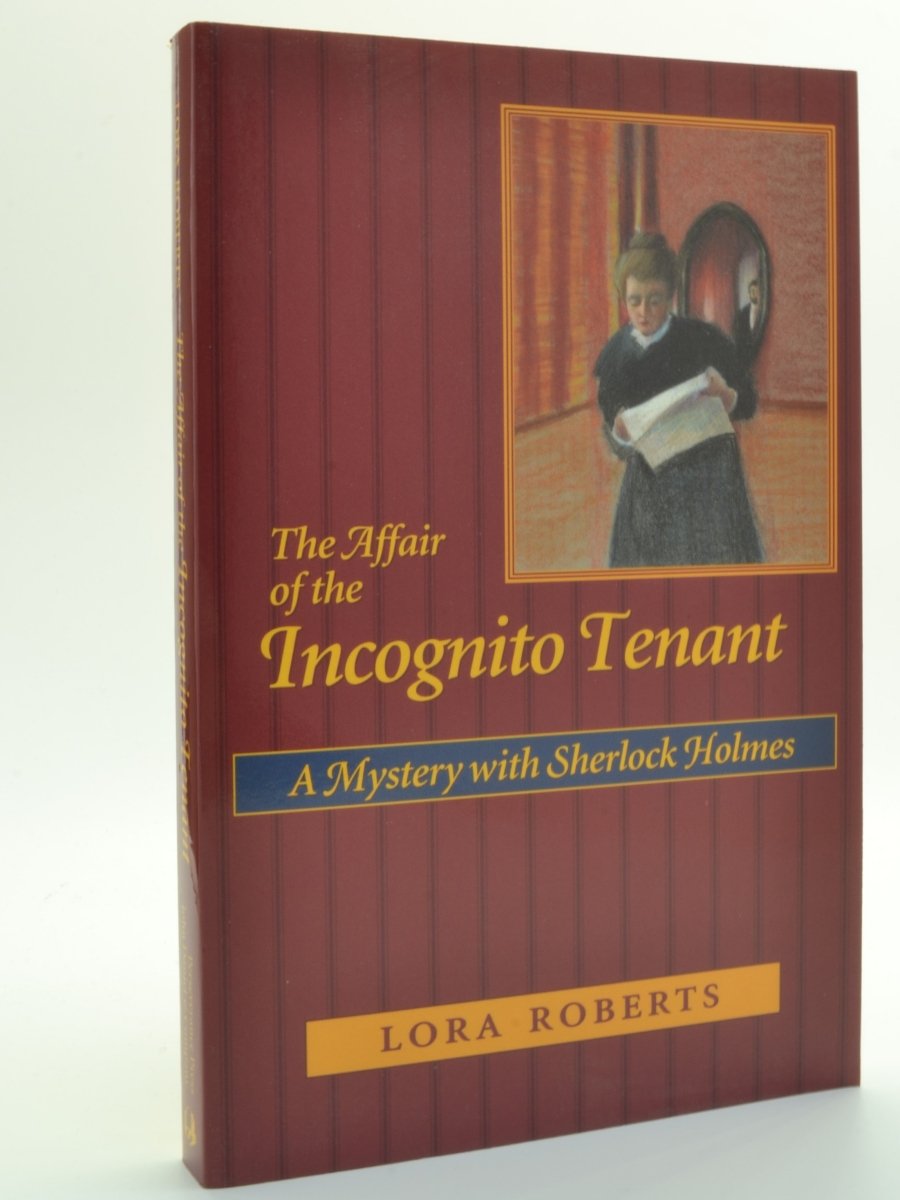 Roberts, Lora - The Affair of the Incognito Tenant | front cover. Published by Perseverance Press in 2004. Original Wraps.  Condition:  Fine/No Jacket ( as Issued )