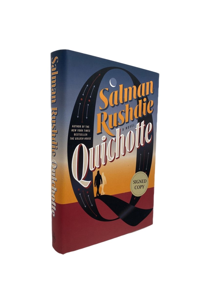 Rushdie Salman - Quichotte - SIGNED | front cover. Published by Random House in 2019. Hardcover.  Condition:  Fine/Fine