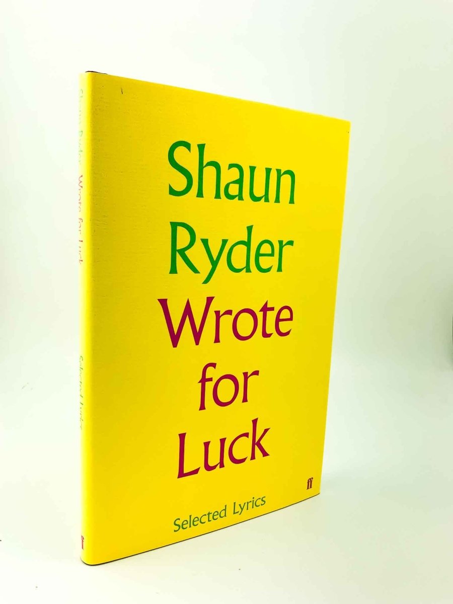 Ryder, Shaun - Wrote for Luck | front cover