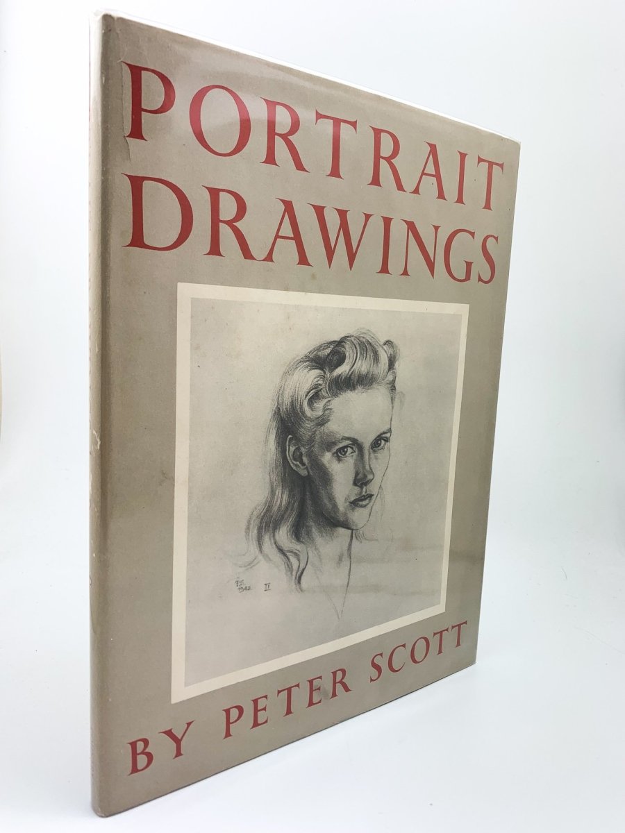 Scott, Peter - Portrait Drawings - SIGNED copy - SIGNED | front cover. Published by Country Life in 1949. Hardcover.  Condition:  Very Good ++ / Near Fine/Very Good ++