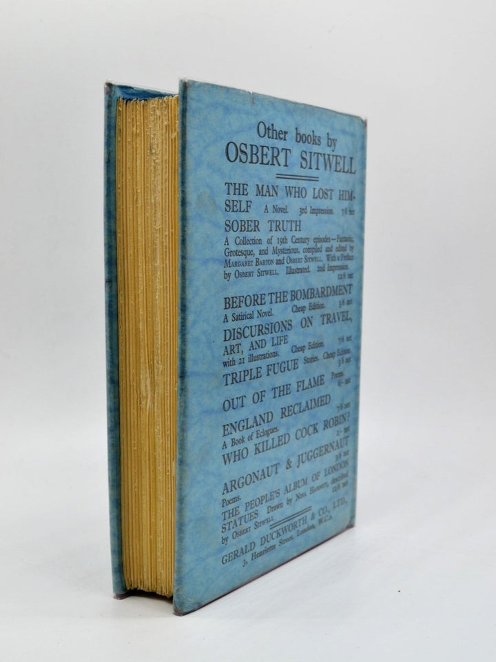 Sitwell, Osbert - Dumb-Animal and Other Stories | back cover