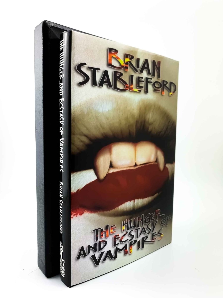 Stableford, Brian - The Hunger and Ecstasy of Vampires - SIGNED | front cover. Published by Mark V Ziesing in 1996. Hardcover.  Condition:  Fine/Fine