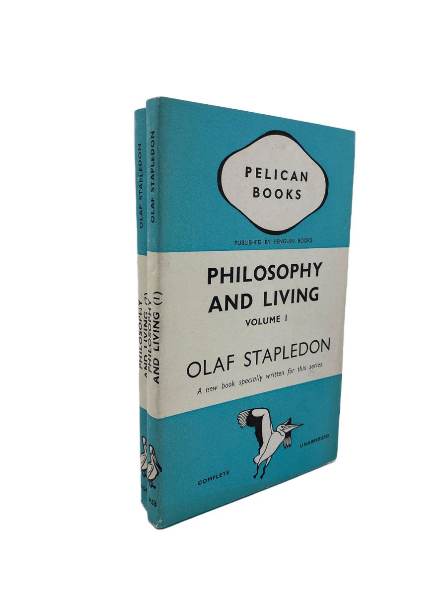 Stapledon, Olaf - Philosophy and Living ( 2 volume set ) | front cover. Published by Penguin  in 1939. Paperback.  Condition:  Near Fine/Near Fine
