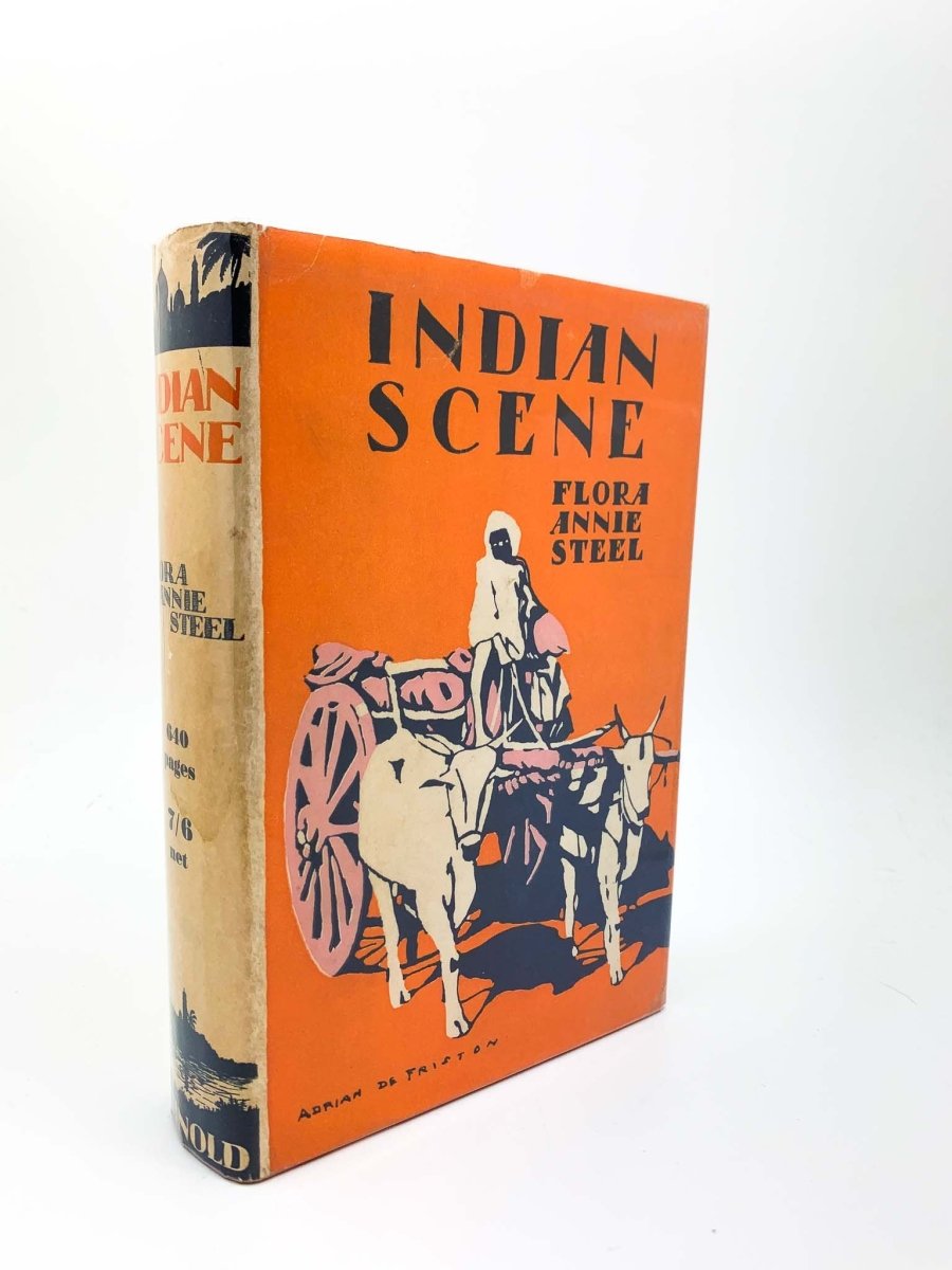 Steel, Flora Annie - Indian Scene | front cover. Published by Arnold in 1933. Hardcover.  Condition:  Very Good ++/Very Good ++