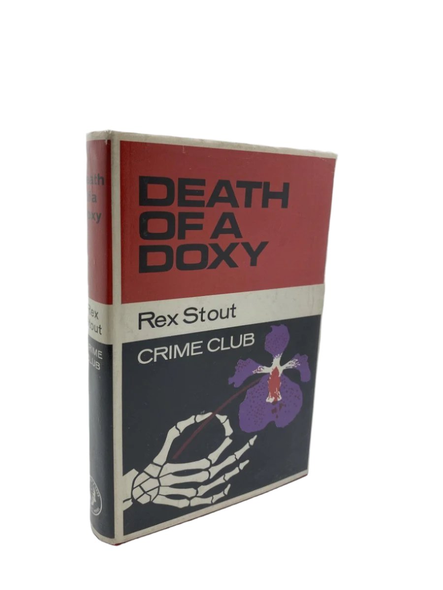 Stout Rex - Death of a Doxy | front cover. Published by Collins ( Collins Crime Club ) in 1967. Hardcover.  Condition:  Near Fine/Very Good ++