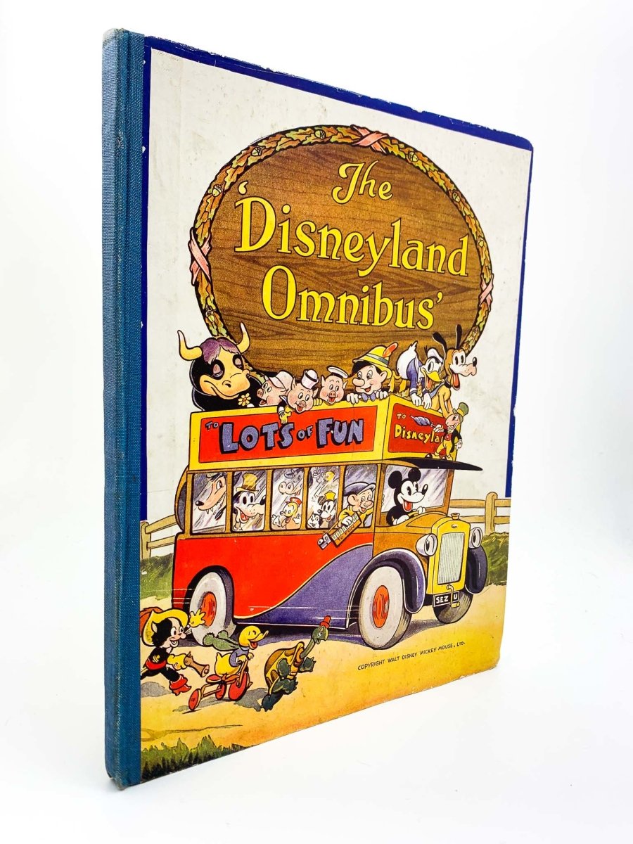 The Staff of the Walt Disney Studios - The Disneyland Omnibus | front cover. Published by Collins in 1940. Hardcover.  Condition:  Very Good +/No Jacket