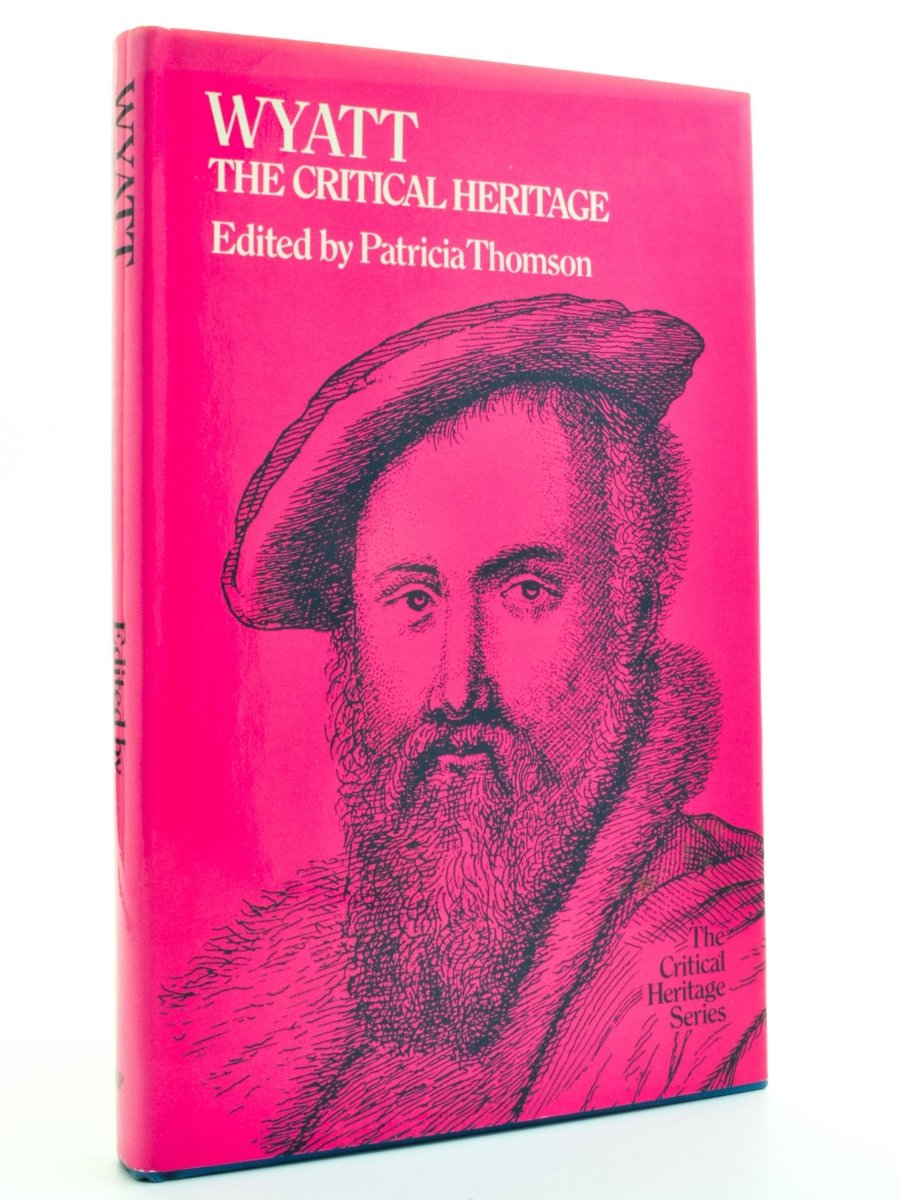 Thomson, Patricia ( edits ) - Wyatt The Critical Heritage | front cover. Published by Routledge & Kegan Paul in 1974. Hardcover.  Condition:  Near Fine/Near Fine