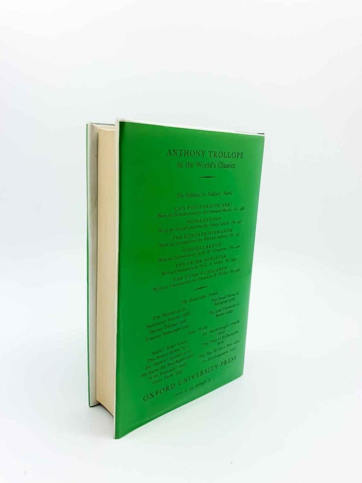 Trollope, Anthony - Phineas Redux | back cover