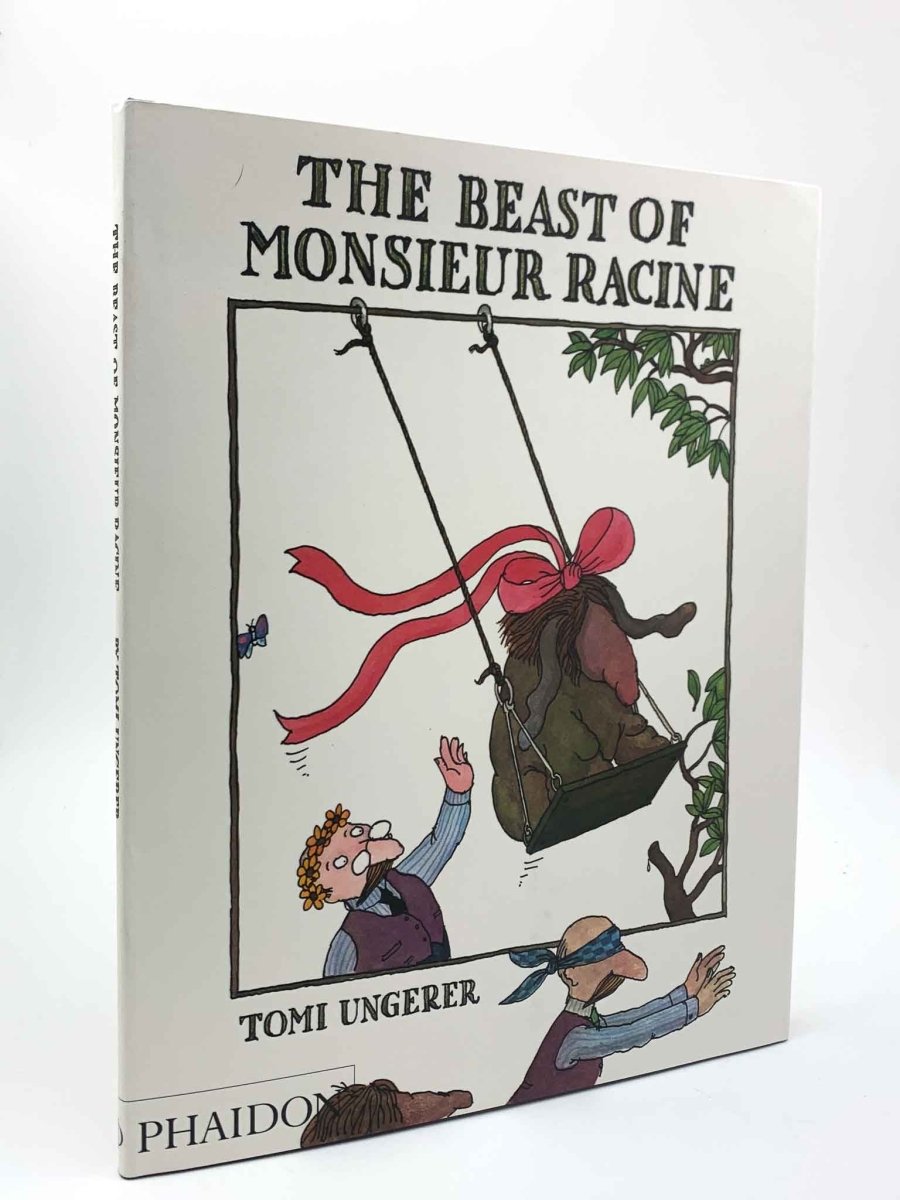 Ungerer, Tomi - The Beast of Monsieur Racine | front cover. Published by Phaidon in 2014. Hardcover.  Condition:  Near Fine +/Near Fine +