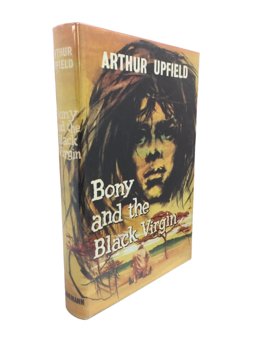 Upfield, Arthur - Bony and the Black Virgin | front cover. Published by Heinemann in 1959. Hardcover.  Condition:  Near Fine/Fine