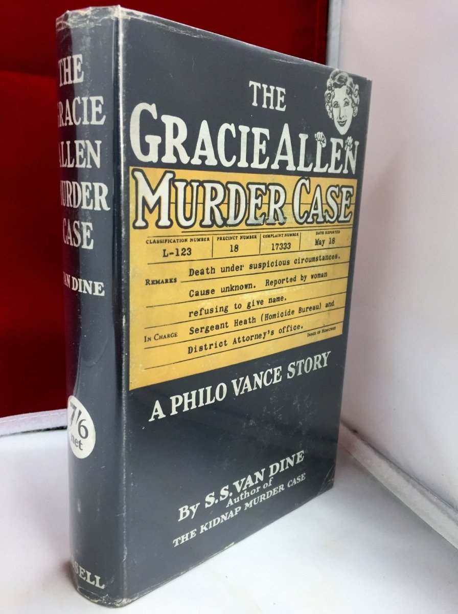 Van Dine, S S - The Gracie Allen Murder Case | front cover. Published by Cassell in 1938. Hardcover. Condition: Very Good +/Very Good +